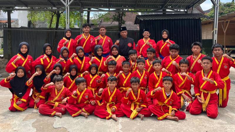 Meriahkan Tahun Baru Hijriyah, Tapak Suci SD Muhapa gelar Baitul Arqam dan pelantikan